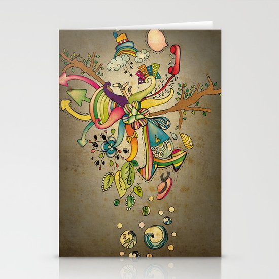 Another Strange World Stationery Cards