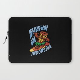 Surfing in Indonesia Laptop Sleeve