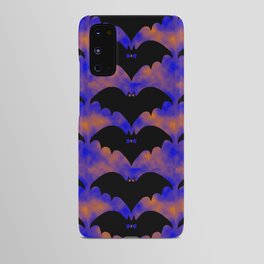 Bats And Bows Blue Orange Android Case