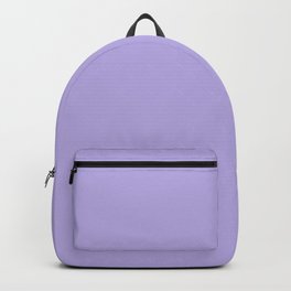 Simply Lavender Purple - Pastel Lavender Solid Color Backpack