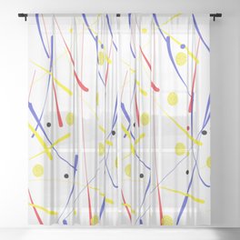 Canvas Sheer Curtain