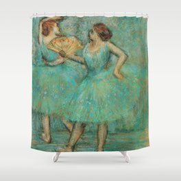 Edgar Degas Two Dancers Shower Curtain