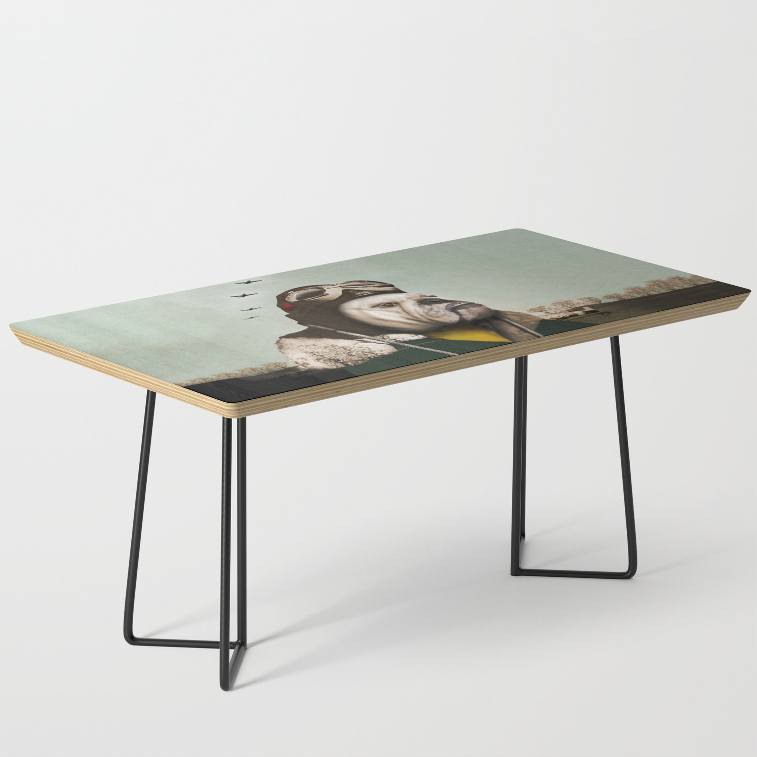 Wing Commander Benton Bulldog Bailey Of The Raf Coffee Table By Petergross Society6