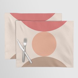Mid century abstract pattern 11 Placemat