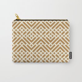 Golden Intricate Geo Carry-All Pouch