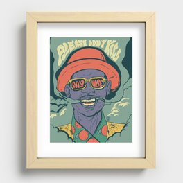 Please Don't Kill My Vibe Recessed Framed Print