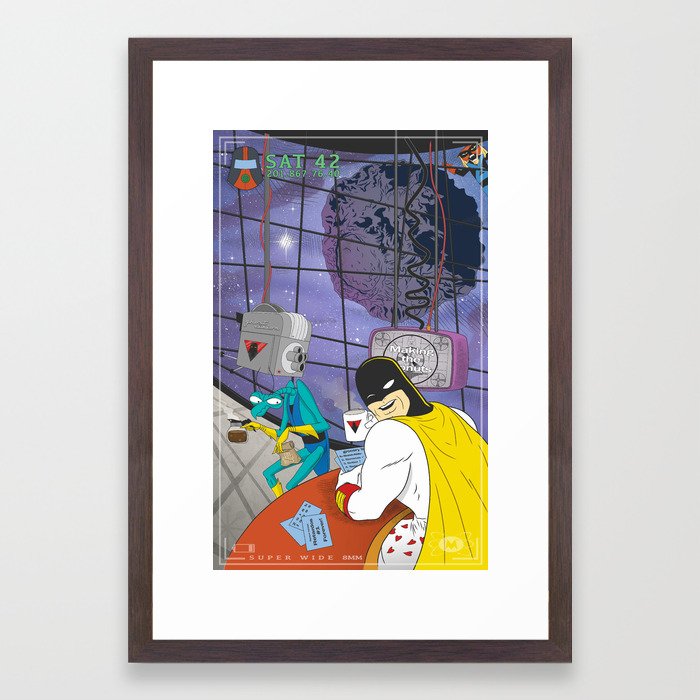 Space Ghost Coast To Coast Framed Art Print By Agliarept Society6
