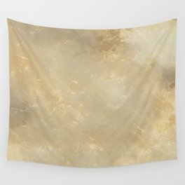 Frozen glass golden Wall Tapestry