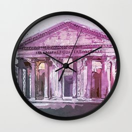 The Roman Pantheon Wall Clock