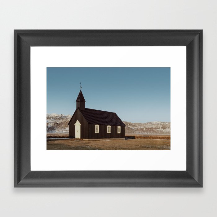 Black Church Framed Art Print by Hraun Photography | Society6
