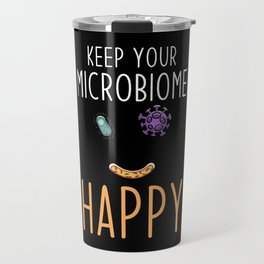 Microbiome Saying Travel Mug
