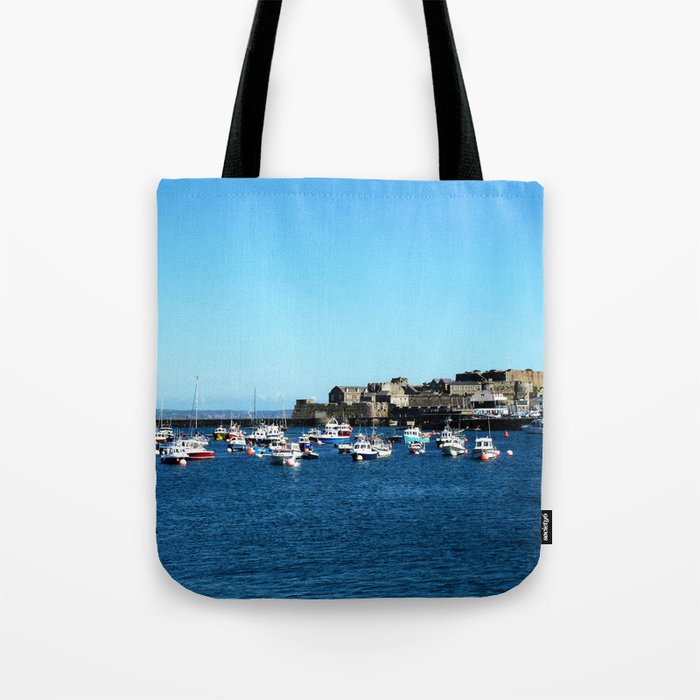 Boats & The Castle Tote Bag