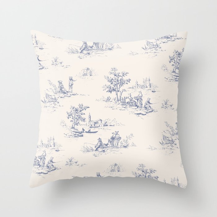 Animal Jouy Throw Pillow