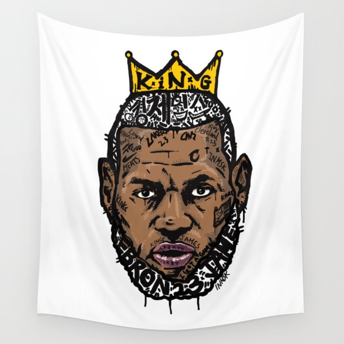 King J Wall Tapestry