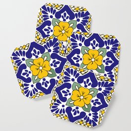 Talavera Gold Mosaic Coaster