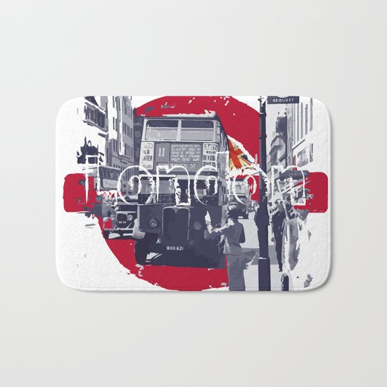 London 1930s Bath Mat