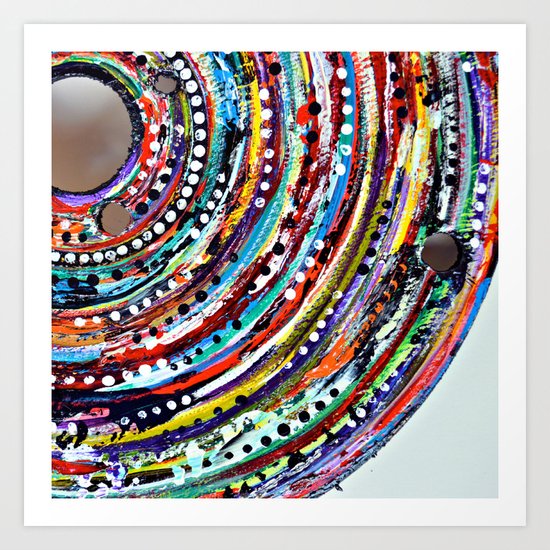 Color Vortex Art Print