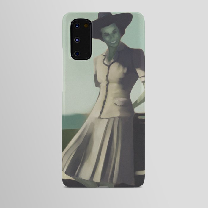 Green Lady Android Case