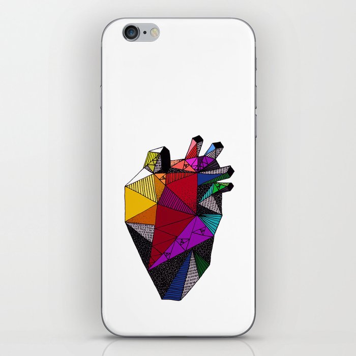 Rainbow Heart iPhone Skin