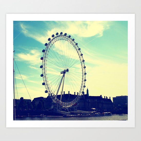 London Eye Art Print