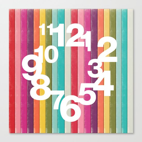 Wall Clock 002 Canvas Print