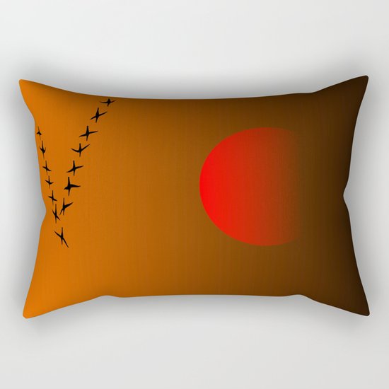 Migratory birds Rectangular Pillow