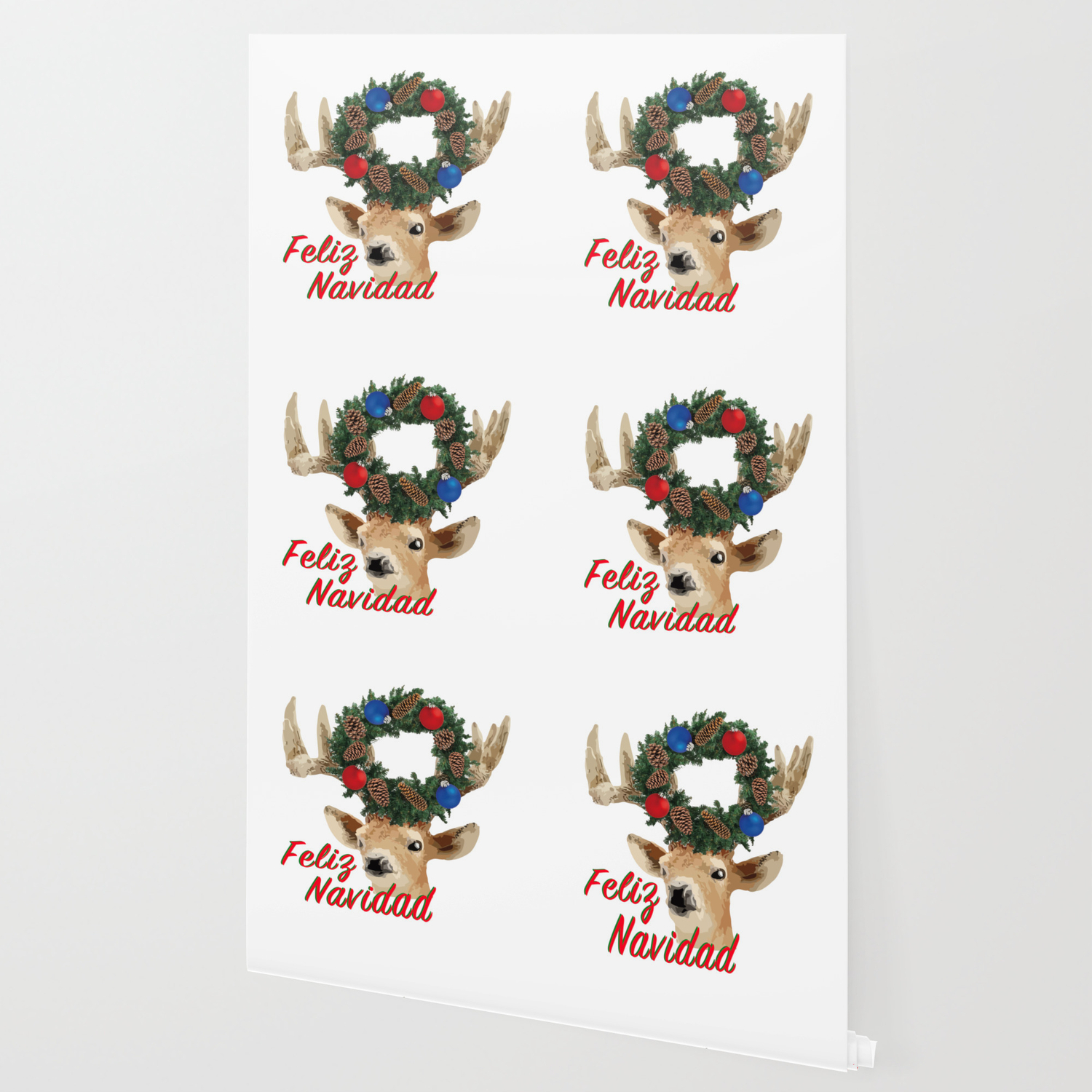 Feliz Navidad Spanish Merry Christmas Wallpaper By Carmenjc Society6