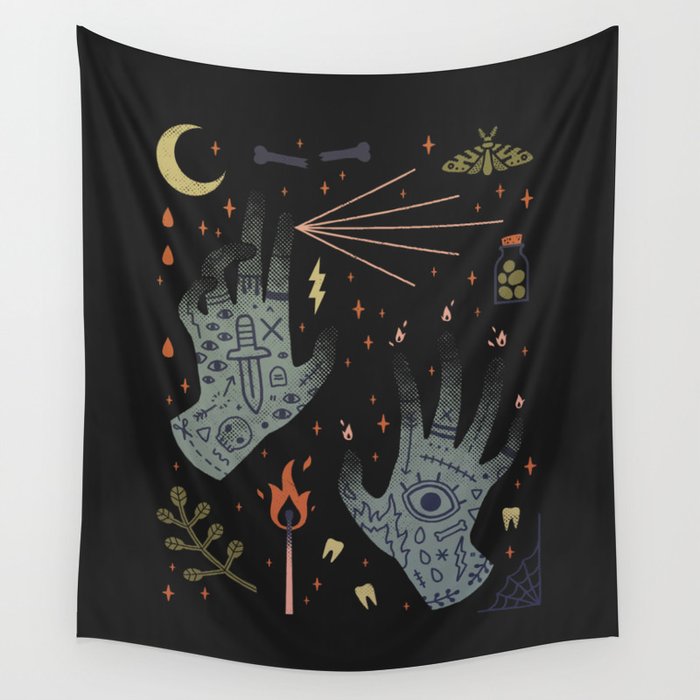 A Curse Upon You! Wall Tapestry