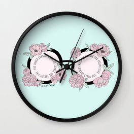 The Optimistic Point Of View Wall Clock