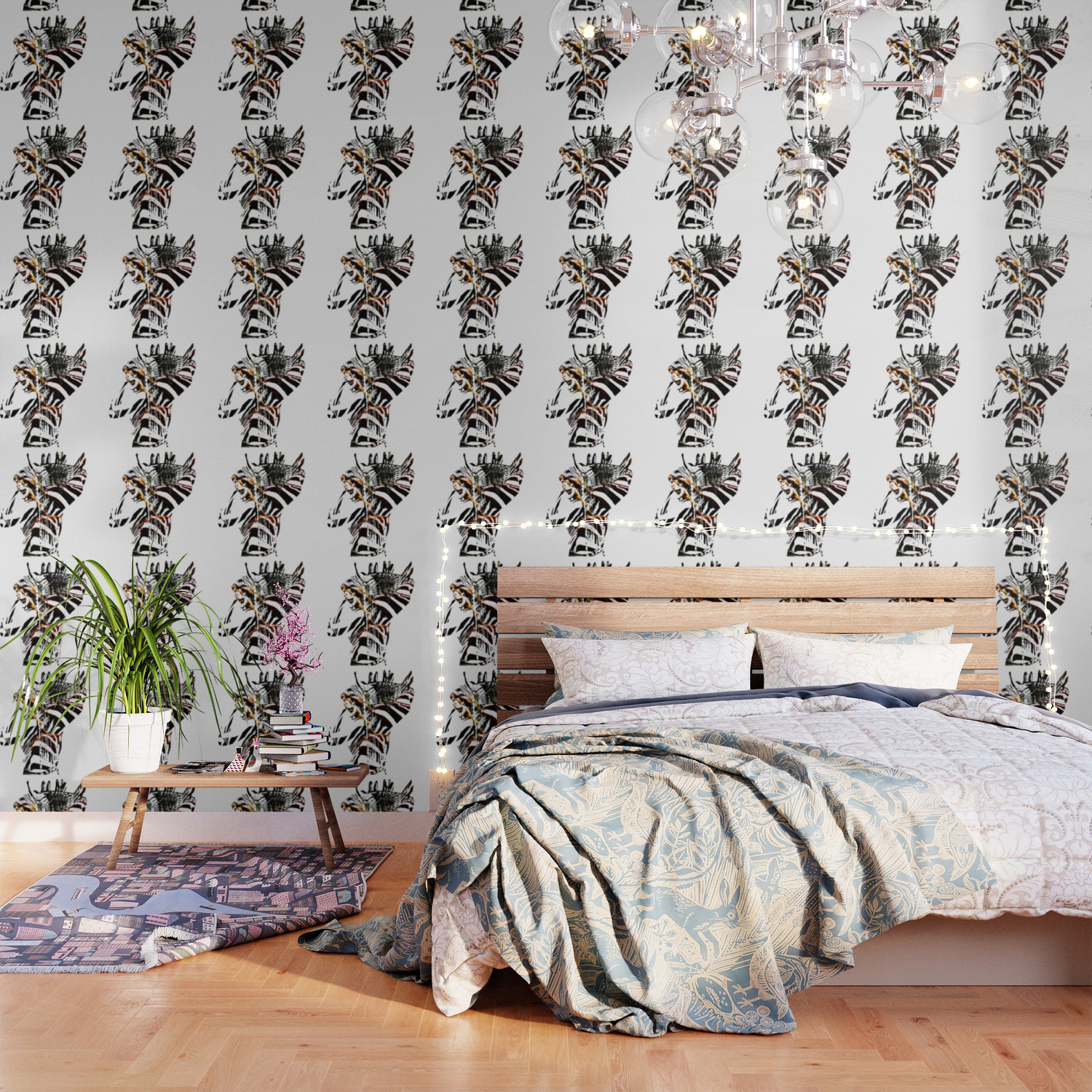 African Woman With Zebraprint Wallpaper By Typicalireen Society6
