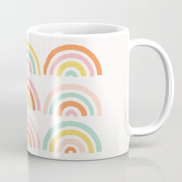 Stamped Rainbows - Tangerine Coffee Mug