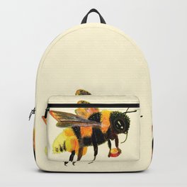 Bumble Bee Carrying Pollen Illustration   Backpack | Pollen, Nature, Flying, Fluffy, Animal, Bombus, Beekeeping, Wildlife, Flight, Nectar 