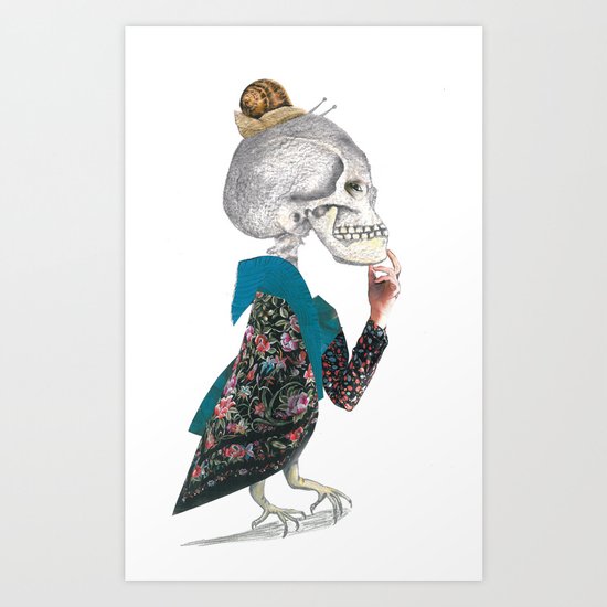 What was the question? Art Print
