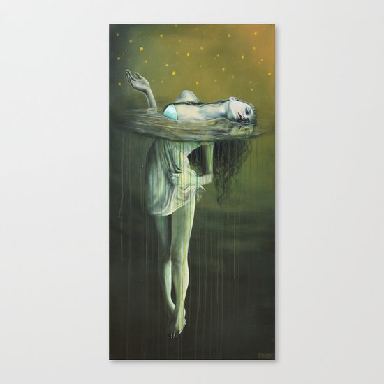 The Drowning Canvas Print