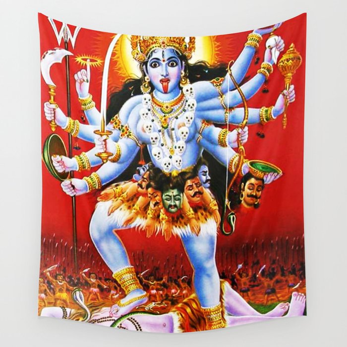 Hindu Kali 15 Wall Tapestry by Guy Blank Society6