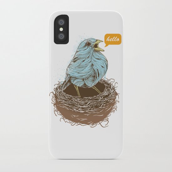 Twisty Bird iPhone Case