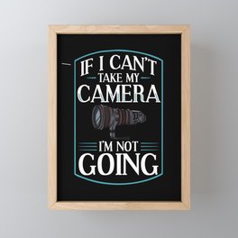 Event Photography Camera Beginner Photographer Framed Mini Art Print