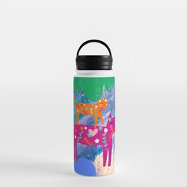 Mother's day Cat funny design Water Bottle