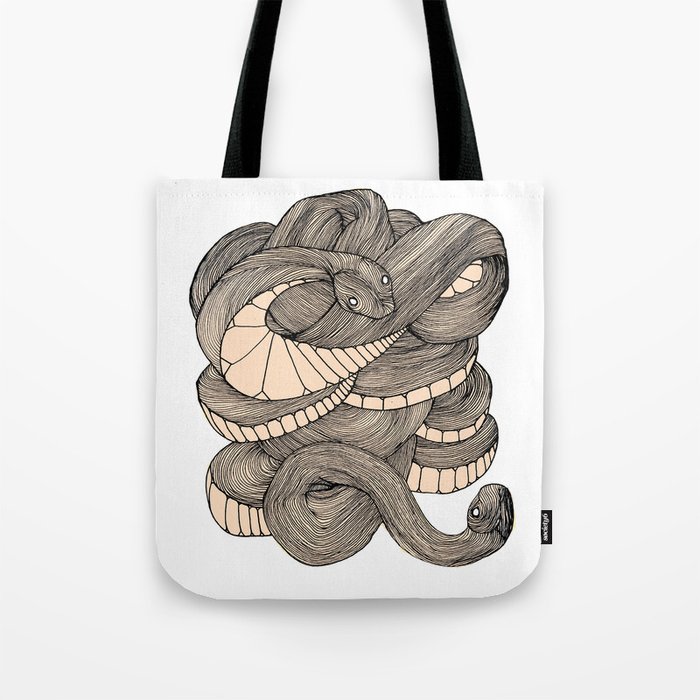 snake tote bag