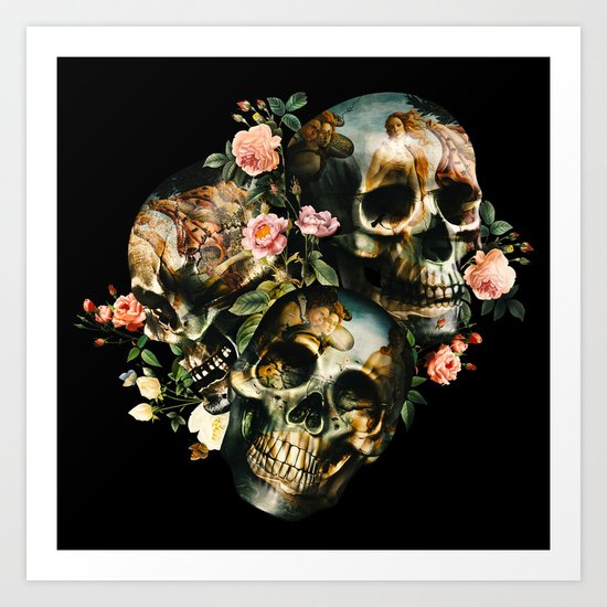 Skull & Venus Art Print