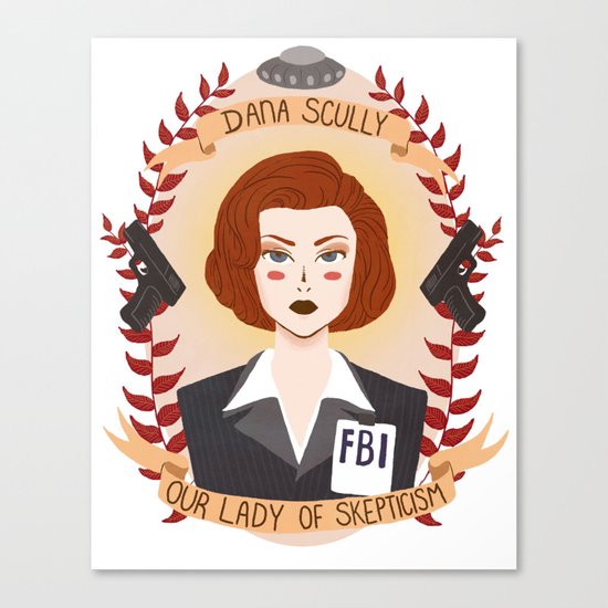 Dana Scully Canvas Print