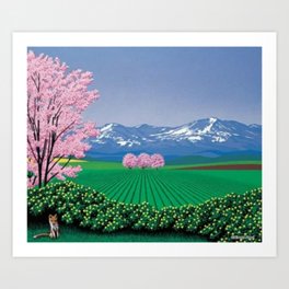hiroshi nagai Art Print