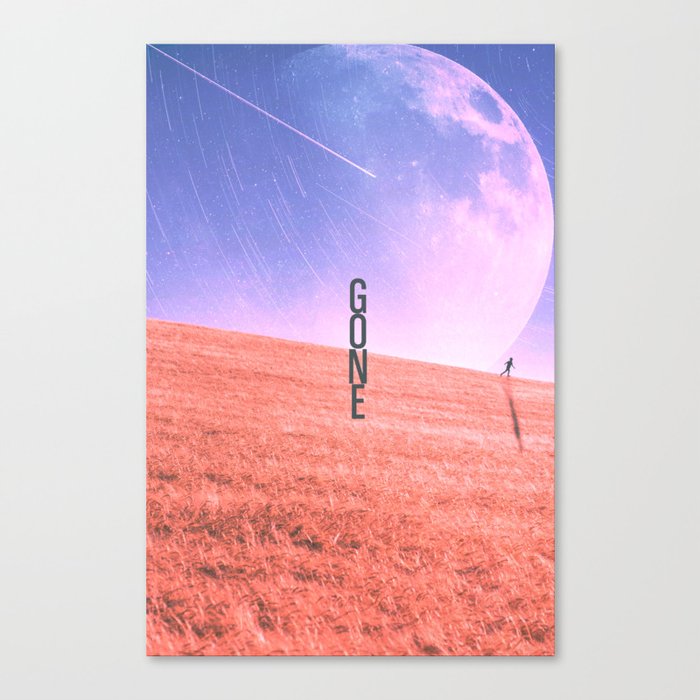 G O N E// Canvas Print