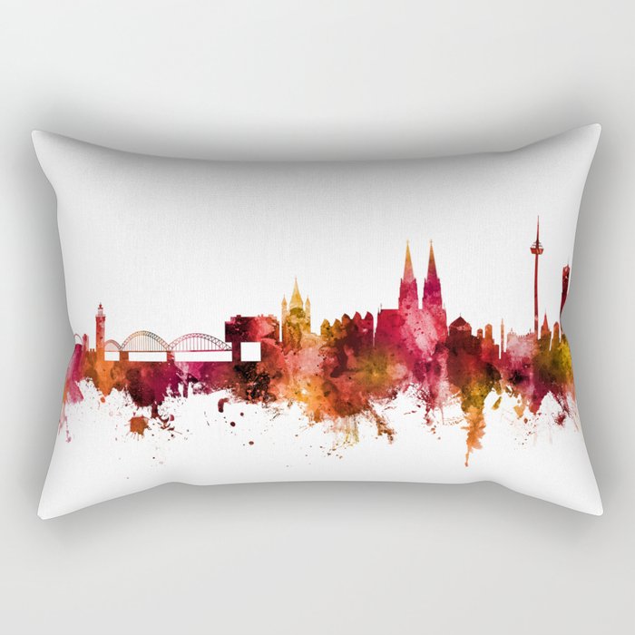 Cologne Germany Skyline Rectangular Pillow