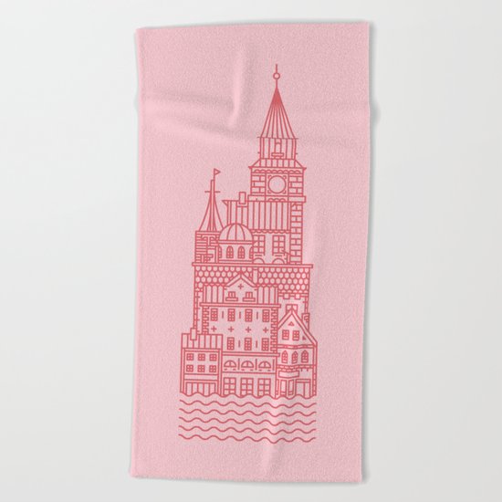Copenhagen (Cities series) Beach Towel