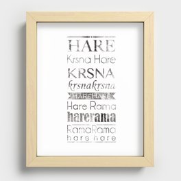 Maha Mantra Recessed Framed Print