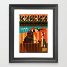 Food for thought Framed Art Print