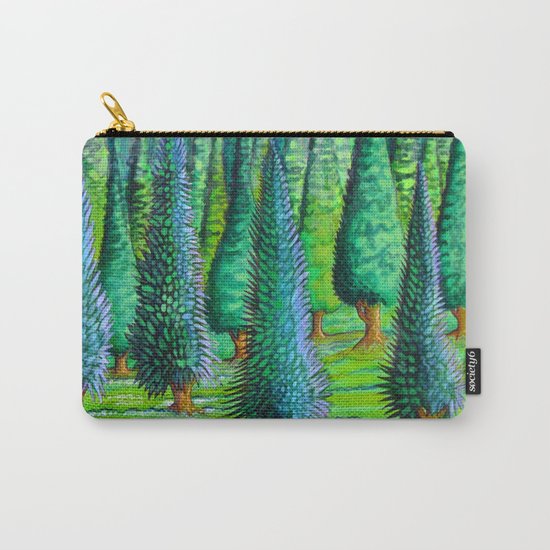 evergreen forest Carry-All Pouch