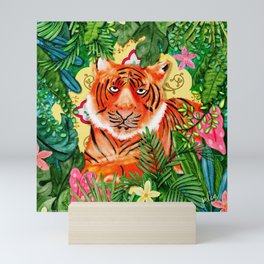 Tiger in the Jungle Mini Art Print