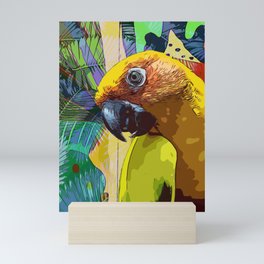 Terror Parrot - Tropical Bird Mini Art Print